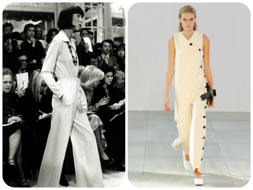 Jumpsuit YSL 1973 CEline SS 2015