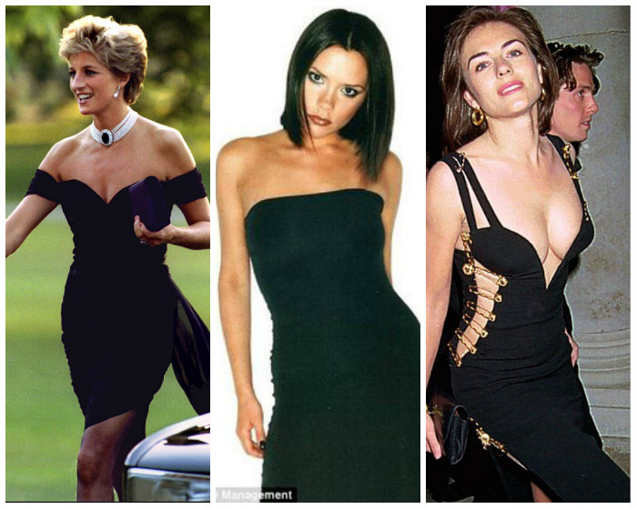 Lady Diana 1994, Posh Spice 1997, Liz Hurley 1994