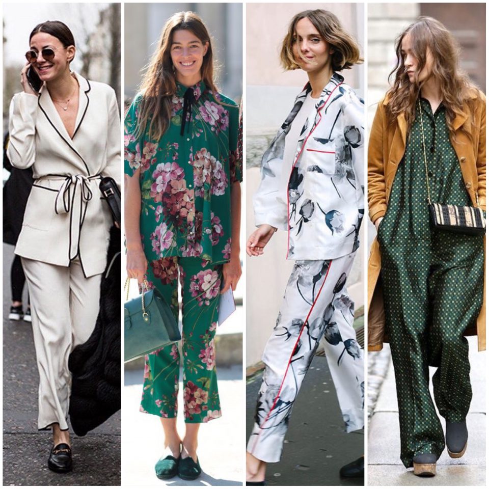 Il pigiama nello Street Style 2016