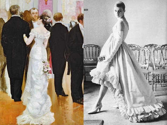 Beraud, Il Ricevimento di Nozze 1900 ca. - Balenciaga 1956