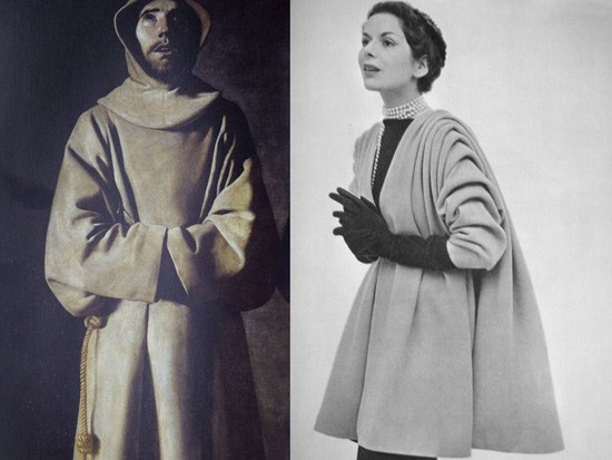 Francisco de Zurbaran, S. Francesco, 1640 ca. - Balenciaga 1950s