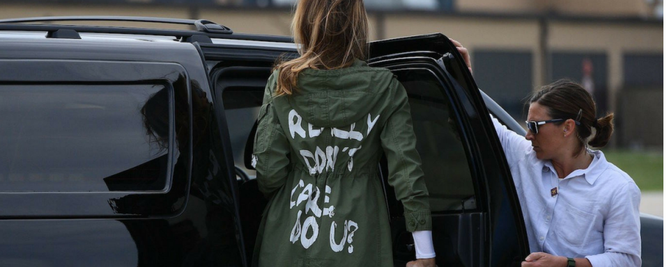 melania trump jacket