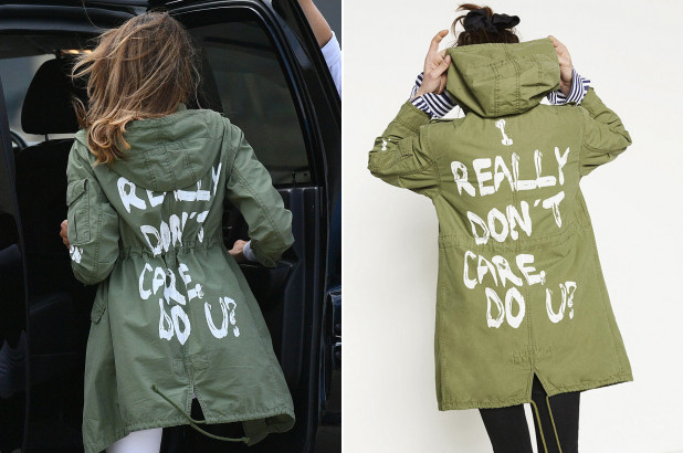 melania trump jacket