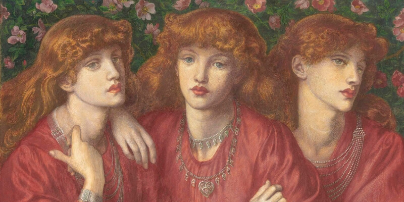 Dante Gabriel Rossetti - Rosa triplex - 1874
