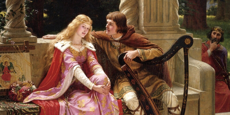 Edmund Blair Leighton - Tristan and Isolde - 1902
