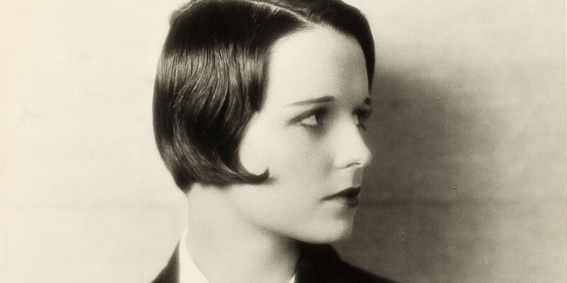 Louise Brooks con il suo famoso taglio a caschetto