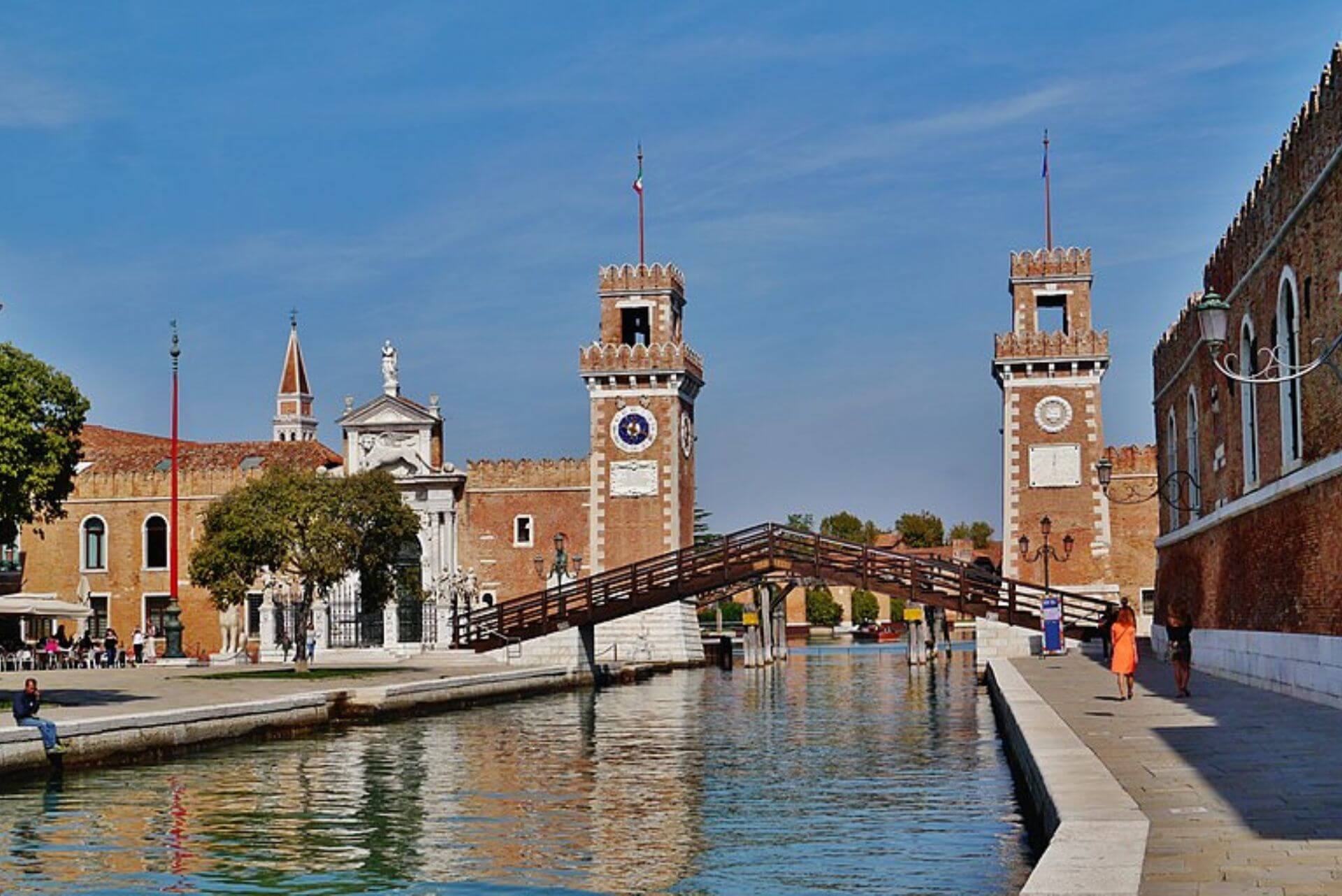 l'entrata marittima dell'arsenale di venezia