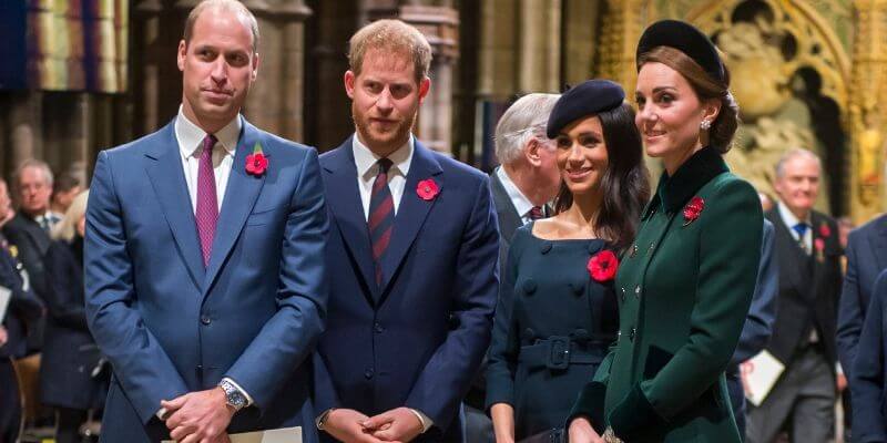 kate e meghan con WIlliam e harry