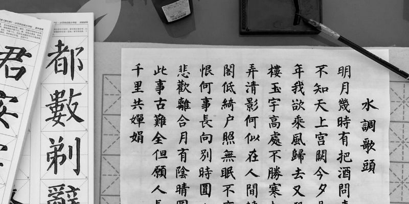 un testo scritto in cinese